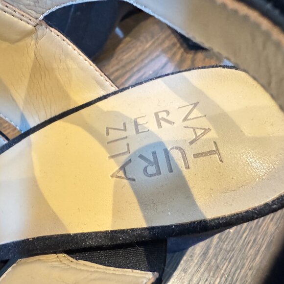 Naturalizer Freema Black Platform Sandal - Picture 4 of 7